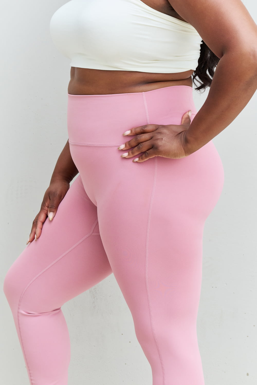 Full Size High Waist Active Leggings in Light Rose-Active-Trendsi-JipsiJunk