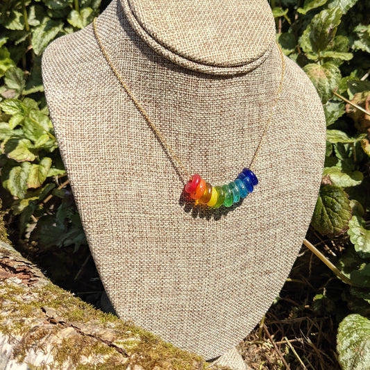 TASTE THE RAINBOW NECKLACE-NECKLACES-Jipsi Junk-JipsiJunk