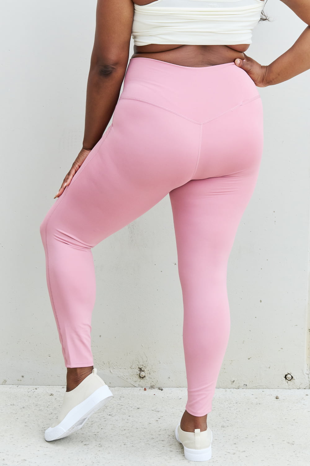 Full Size High Waist Active Leggings in Light Rose-Active-Trendsi-JipsiJunk